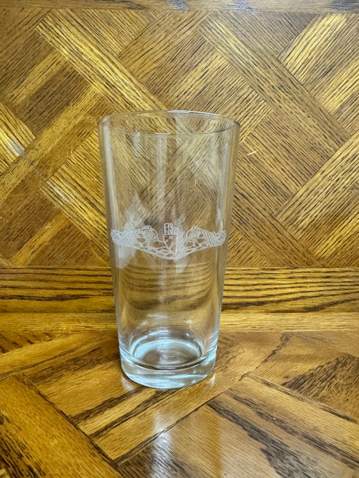 Pint Glass with Dolphins