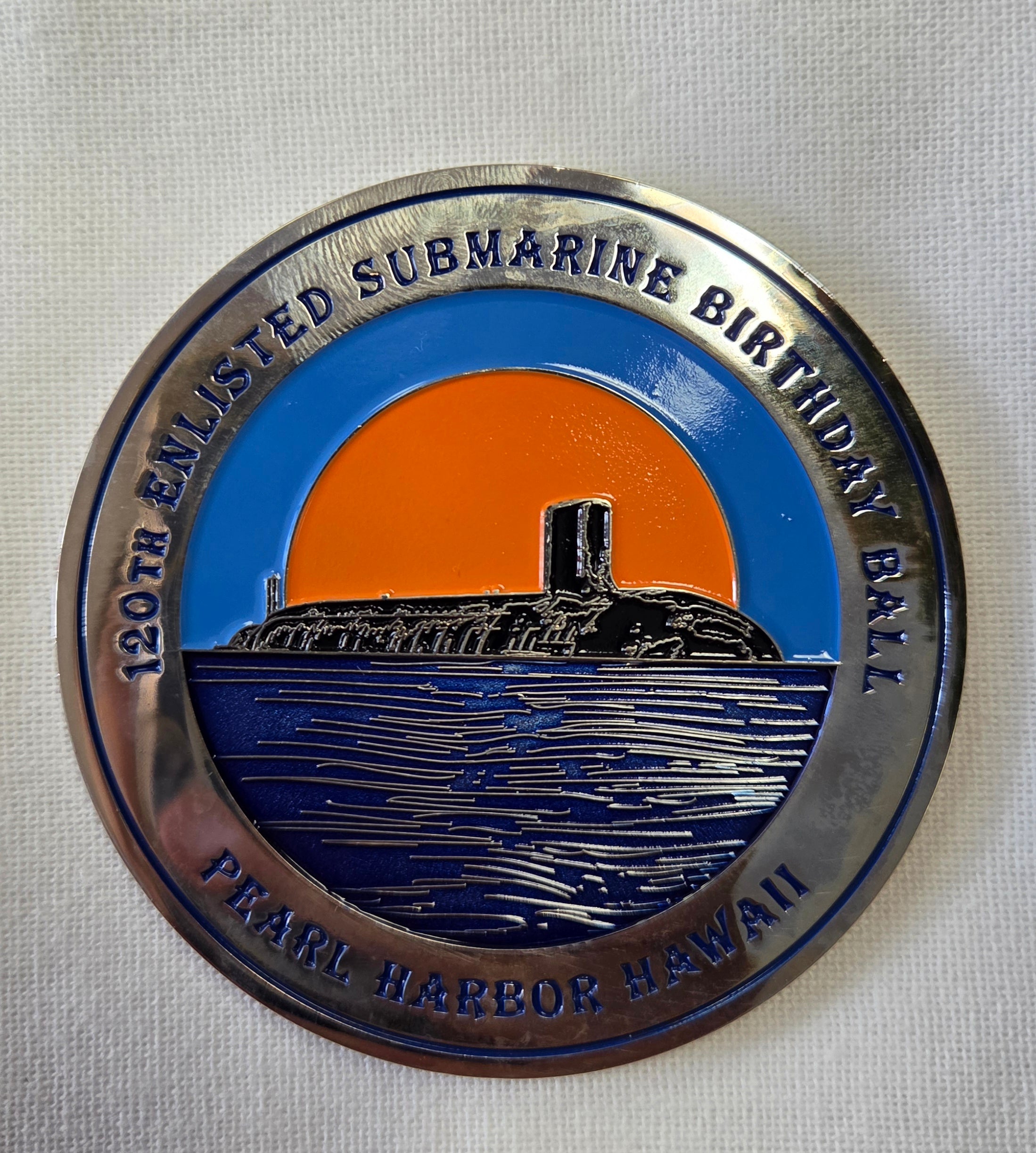 Pearl Harbor 120th Sub Ball Challenge Coin