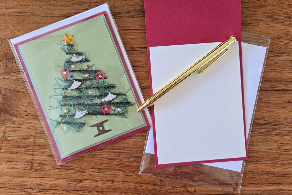 Submarine Christmas Tree Greeting Card