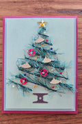 Submarine Christmas Tree Greeting Card
