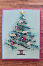 Submarine Christmas Tree Greeting Card