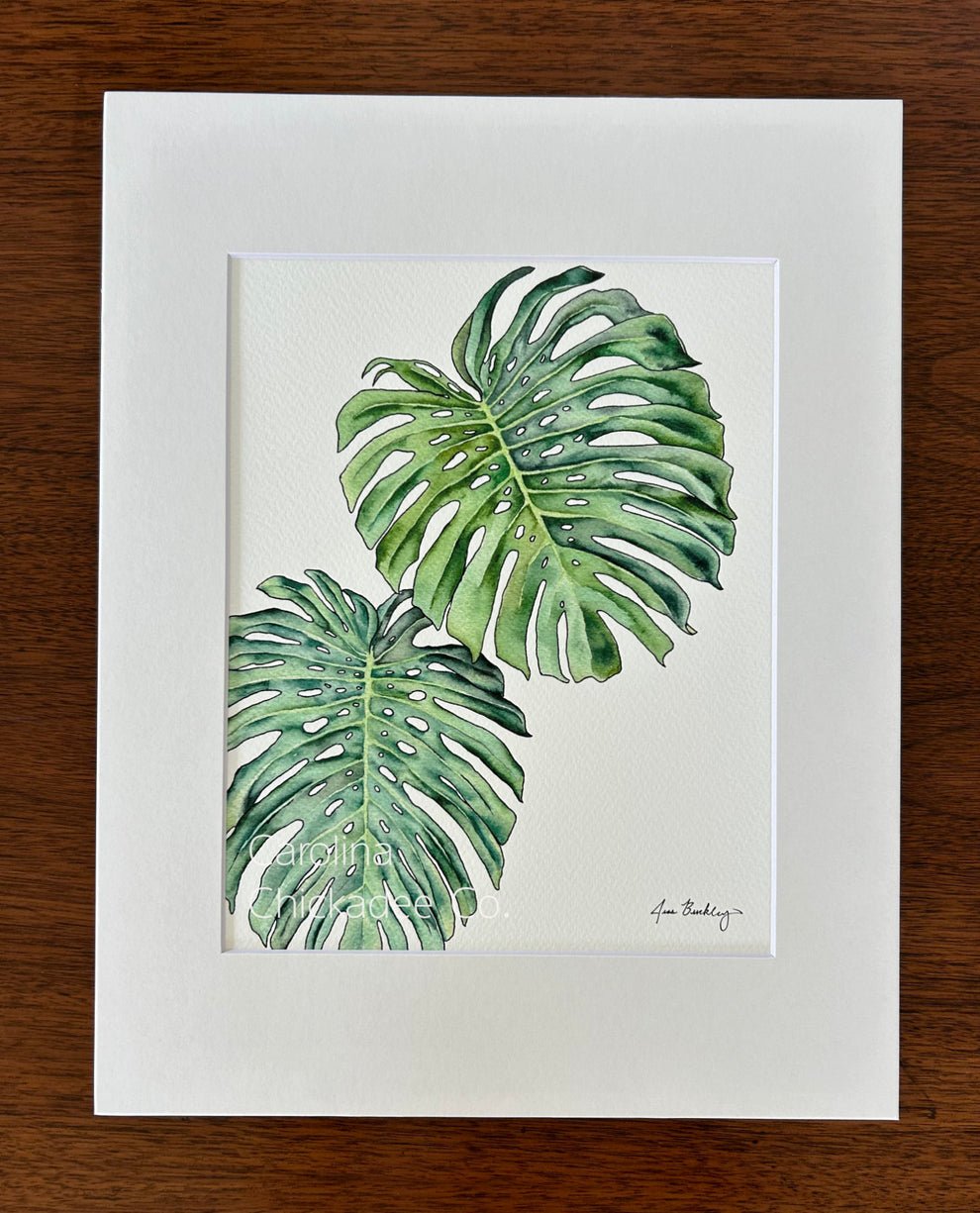Carolina Chickadee Co Watercolor Prints - 5" x 7"
