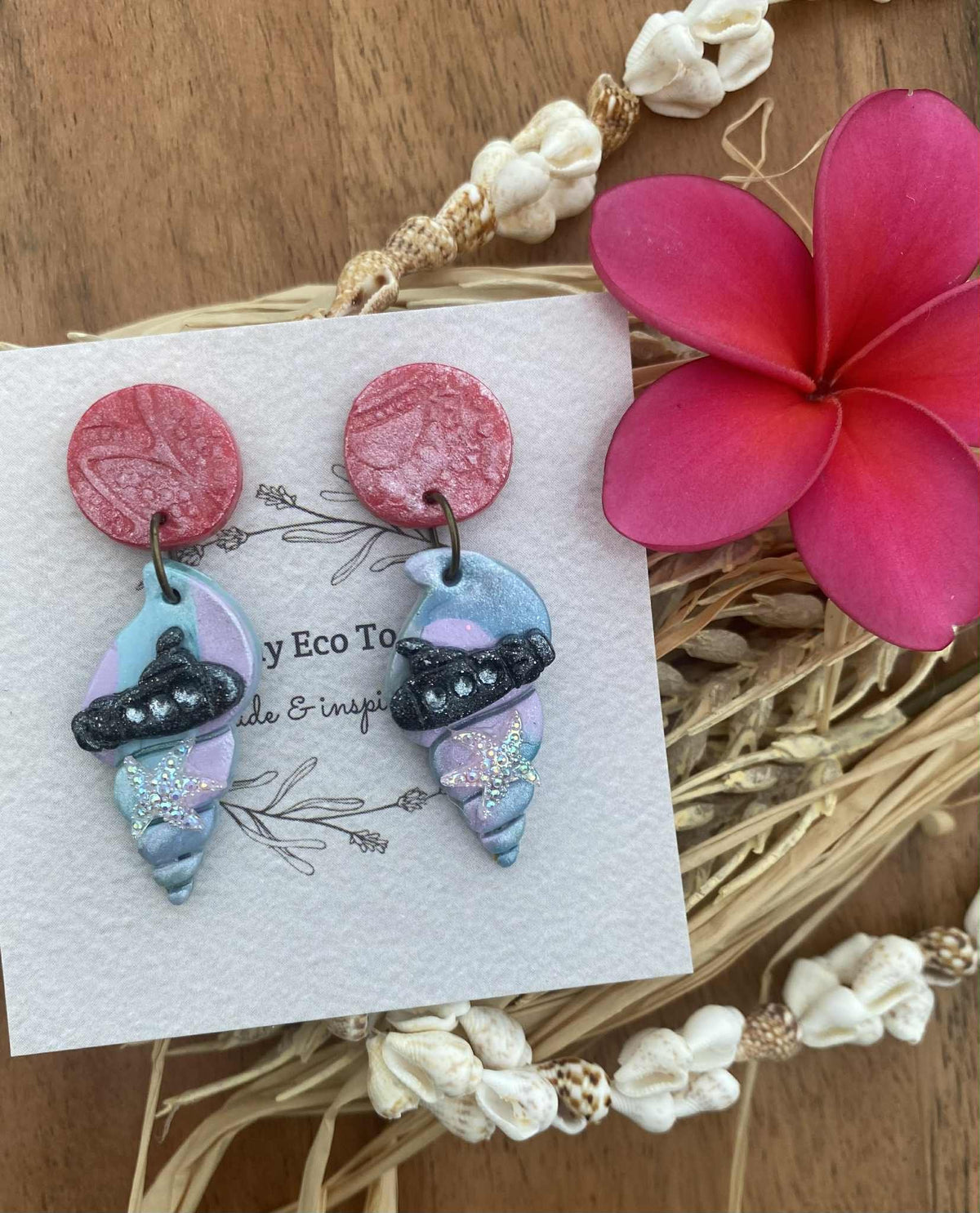 Tiny Eco Toes - Dangle Earrings
