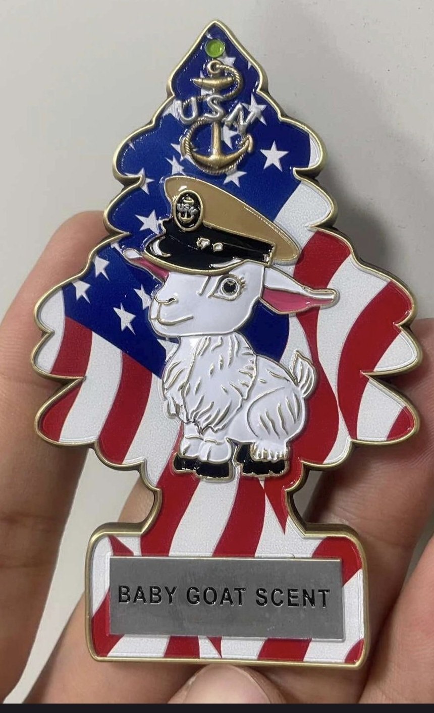 Baby Goat FY26 Challenge Coin