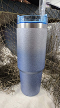 Glitter Tumbler with Straw