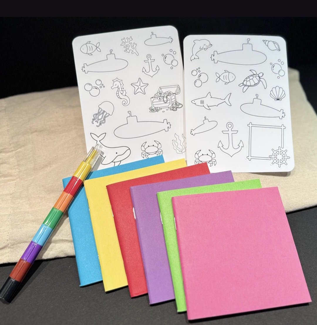The Sisterly Shop - Kids Coloring Sticker Kit