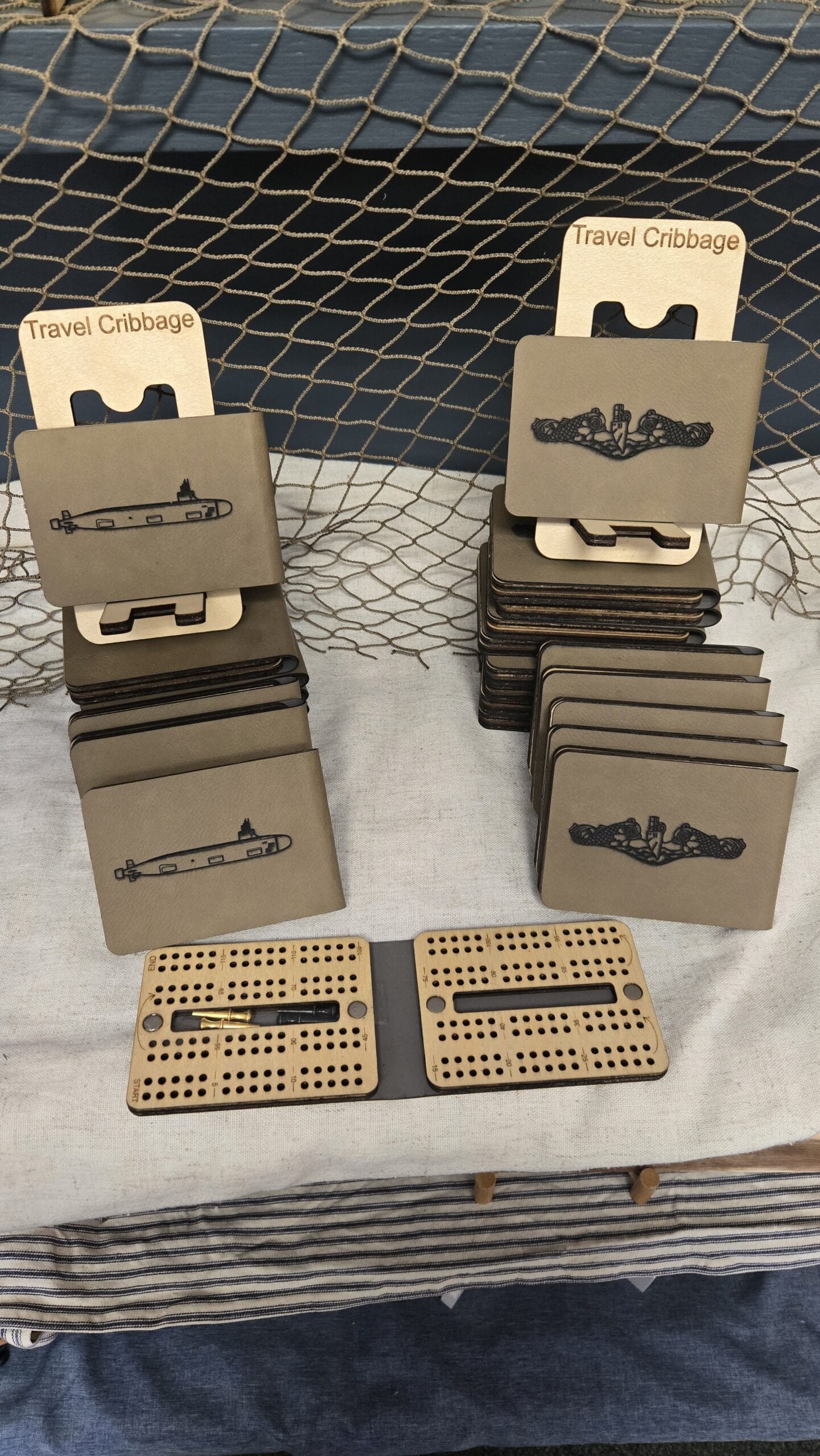Mini Travel Cribbage Board