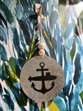 The Sisterly Shop - Metal Submarine & Anchor Decor
