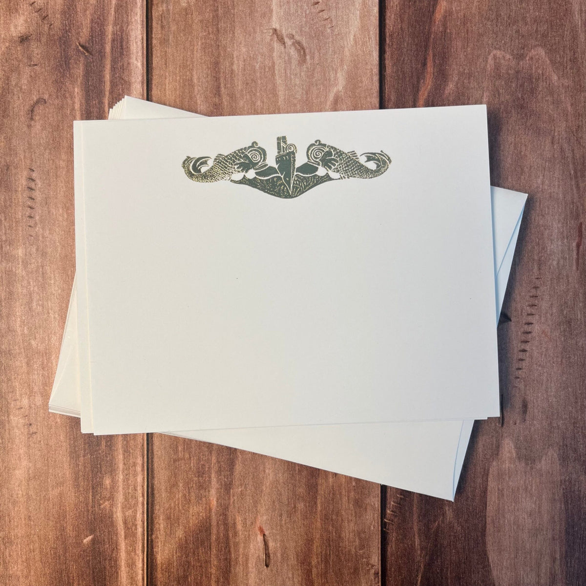 Foil Dolphin Notecard Set