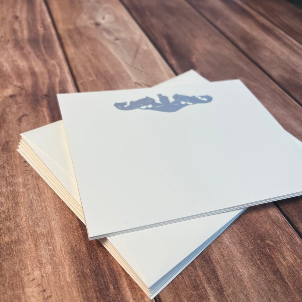 Foil Dolphin Notecard Set