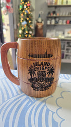 Wooden Engraved Mugs