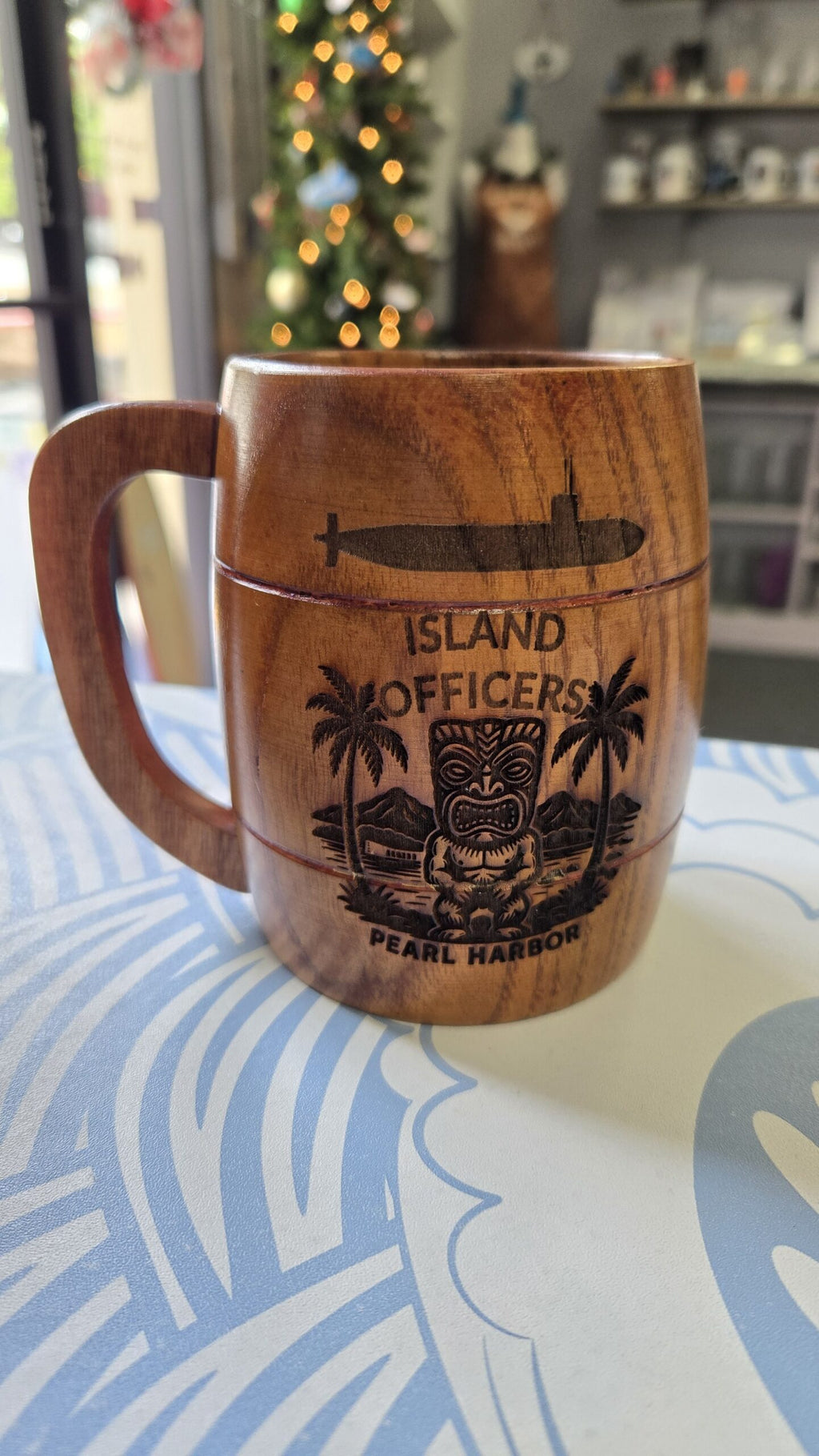 Wooden Engraved Mugs