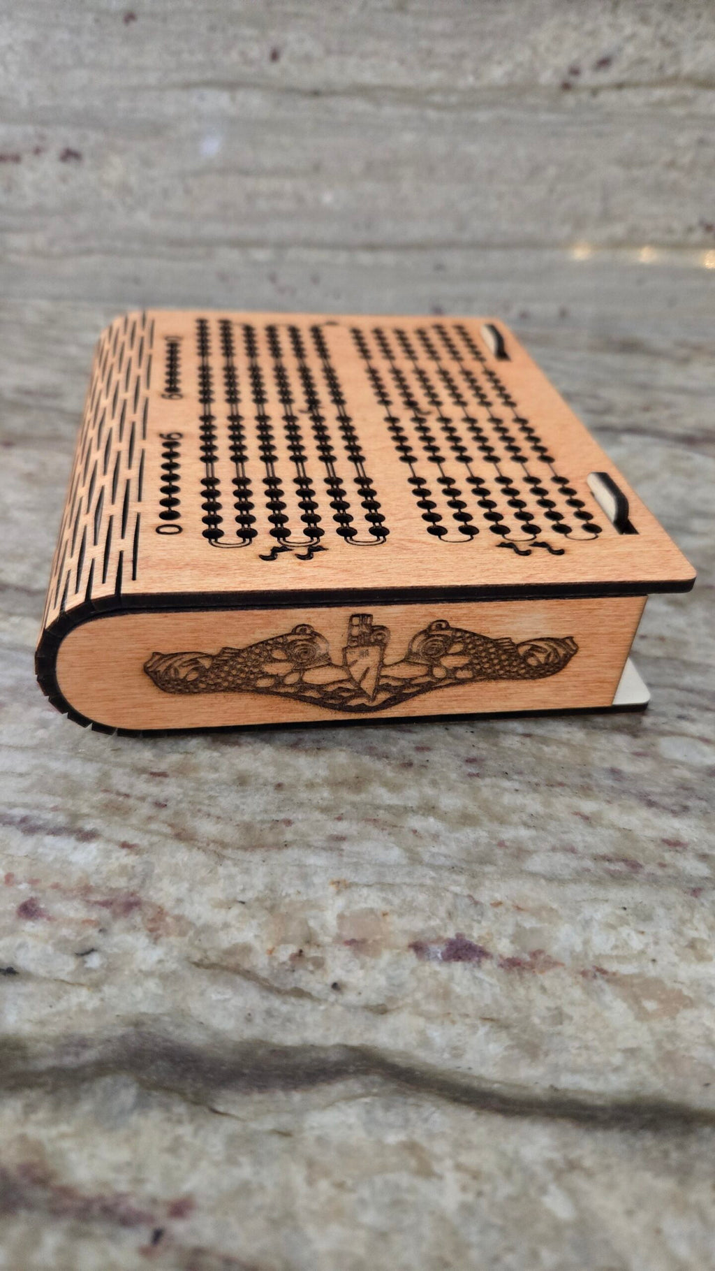 Wooden Folding Travel Cribbage Board