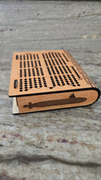 Wooden Folding Travel Cribbage Board