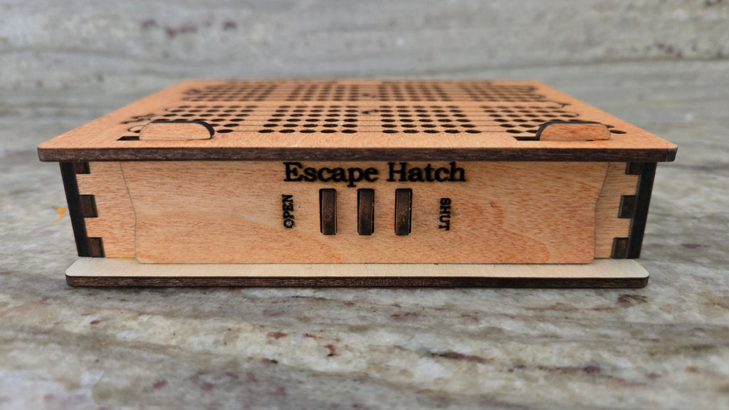 Wooden Folding Travel Cribbage Board