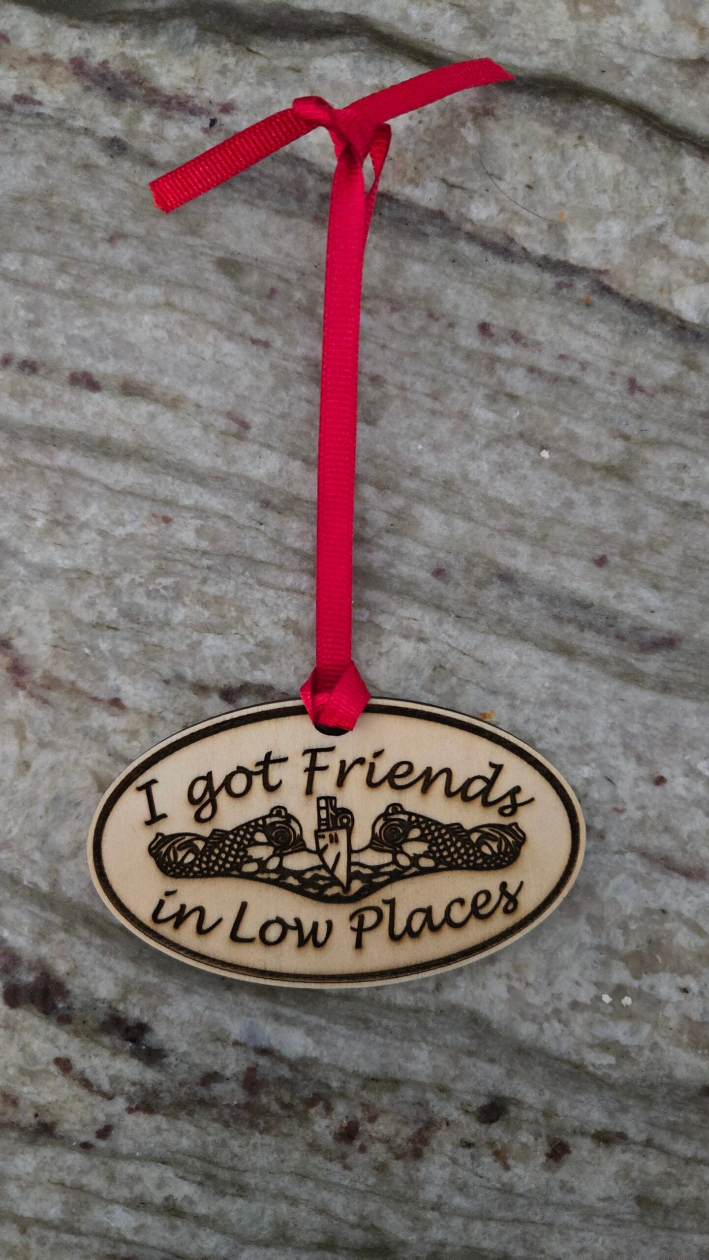 Sub Nautical Maps Oval Ornaments