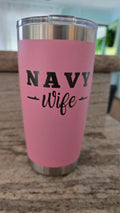 Navy Wife 20oz Tumbler