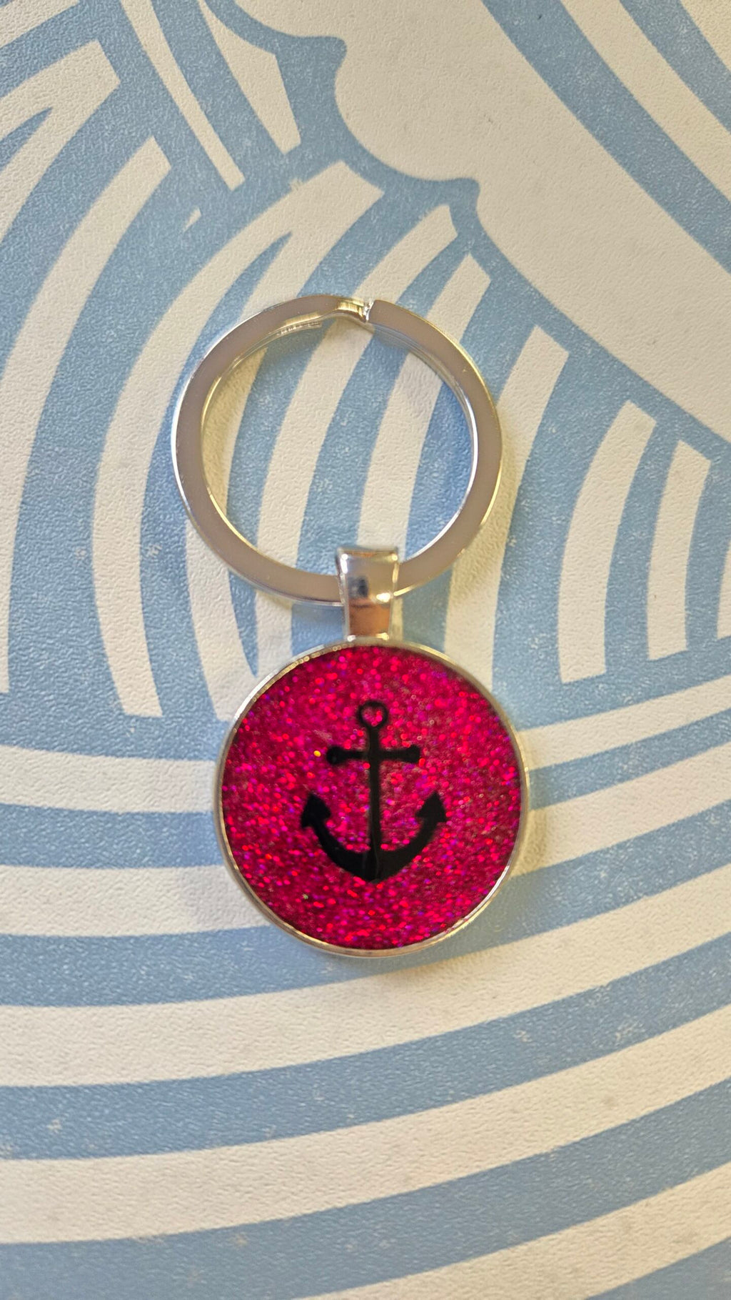 Resin Coin Keychain