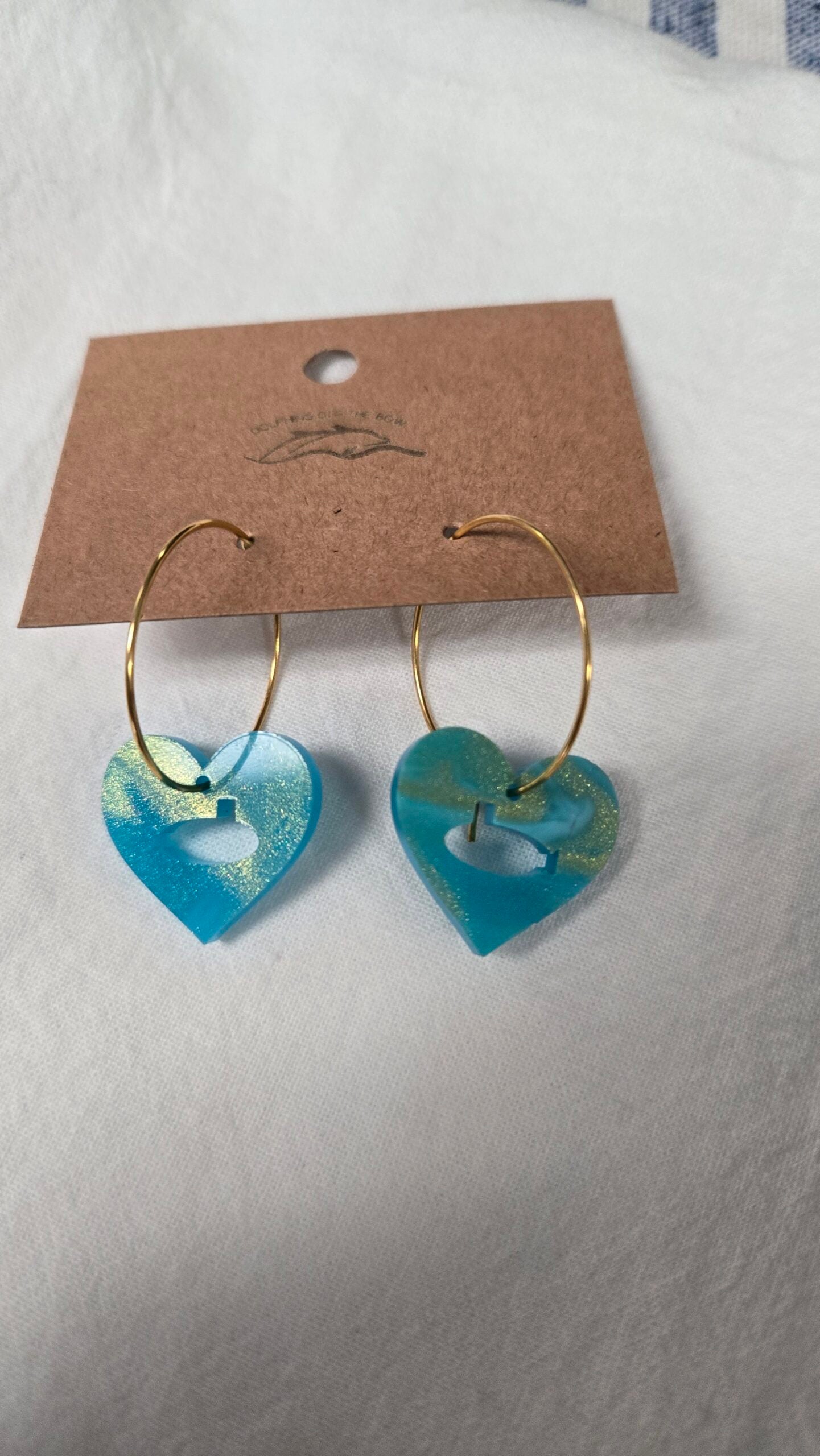Dolphins Off the Bow Submarine Dangle Earrings
