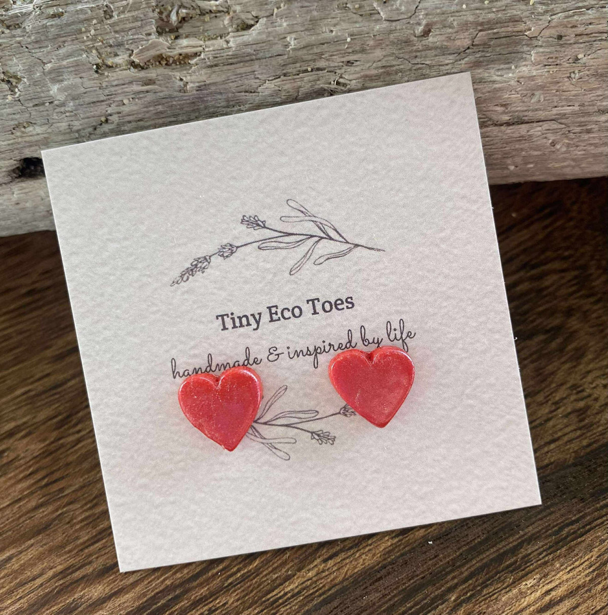 Tiny Eco Toes Handmade Shop - Stud Earrings