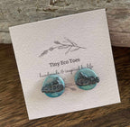 Tiny Eco Toes Handmade Shop - Stud Earrings