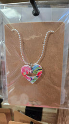Dolphins Off the Bow Valentine Necklace