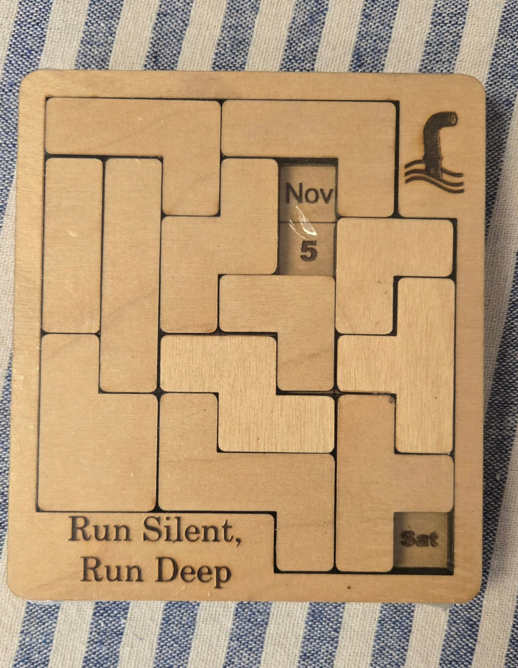 Wooden Calendar Puzzle
