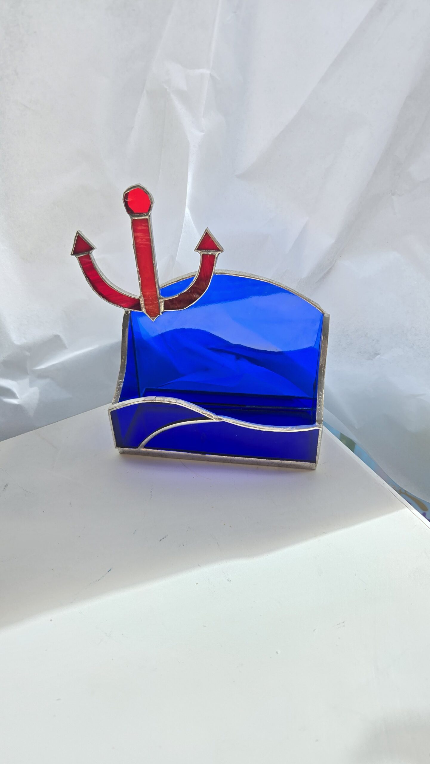 Stained Glass Business Card Holder