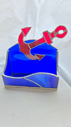 Stained Glass Business Card Holder