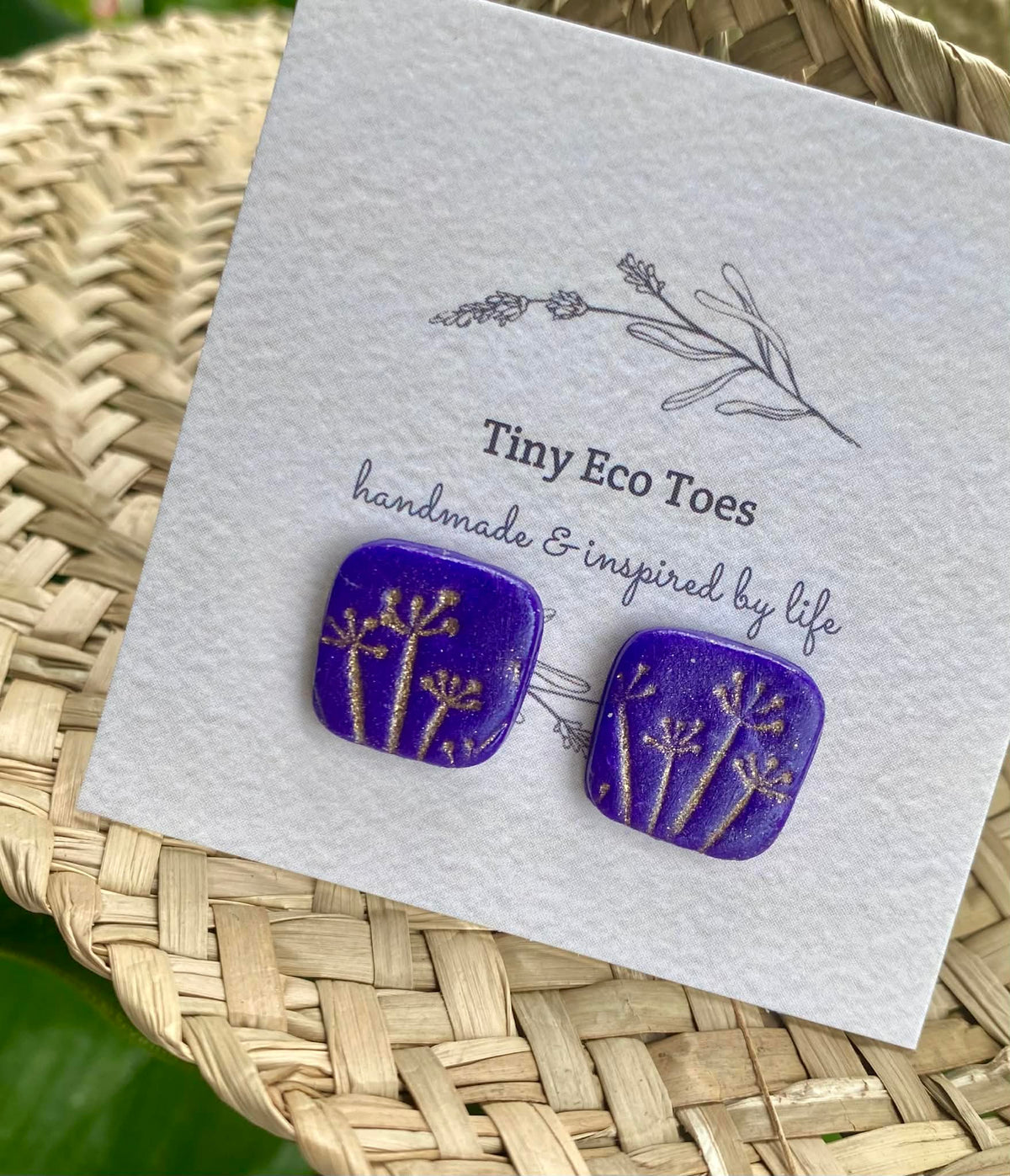 Month of the Military Child - Purple Up Clay Jewelry