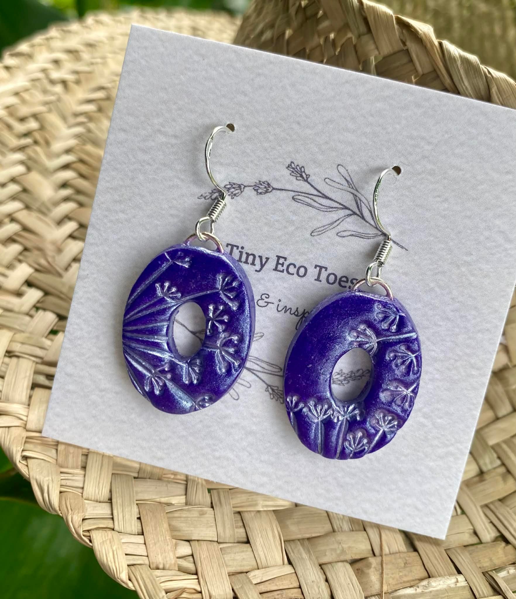 Month of the Military Child - Purple Up Clay Jewelry