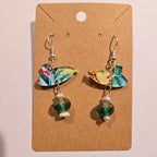 Dolphins Off the Bow Submarine Dangle Earrings