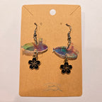 Dolphins Off the Bow Submarine Dangle Earrings
