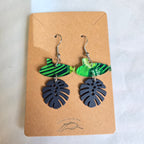 Dolphins Off the Bow Submarine Dangle Earrings
