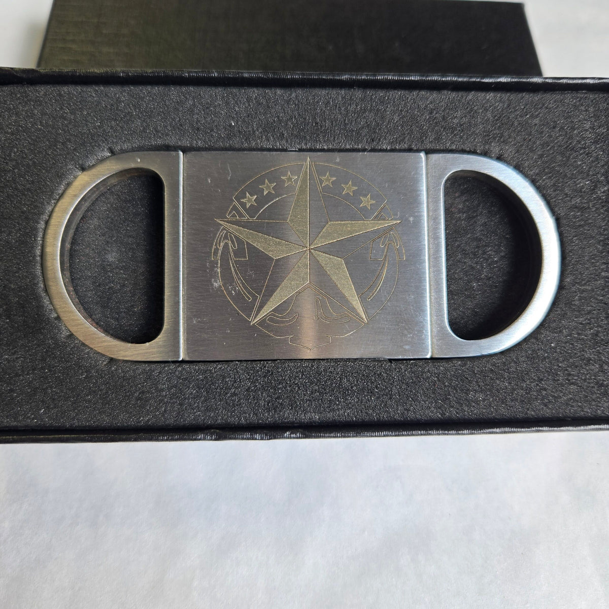 Engraved Metal Cigar Cutter