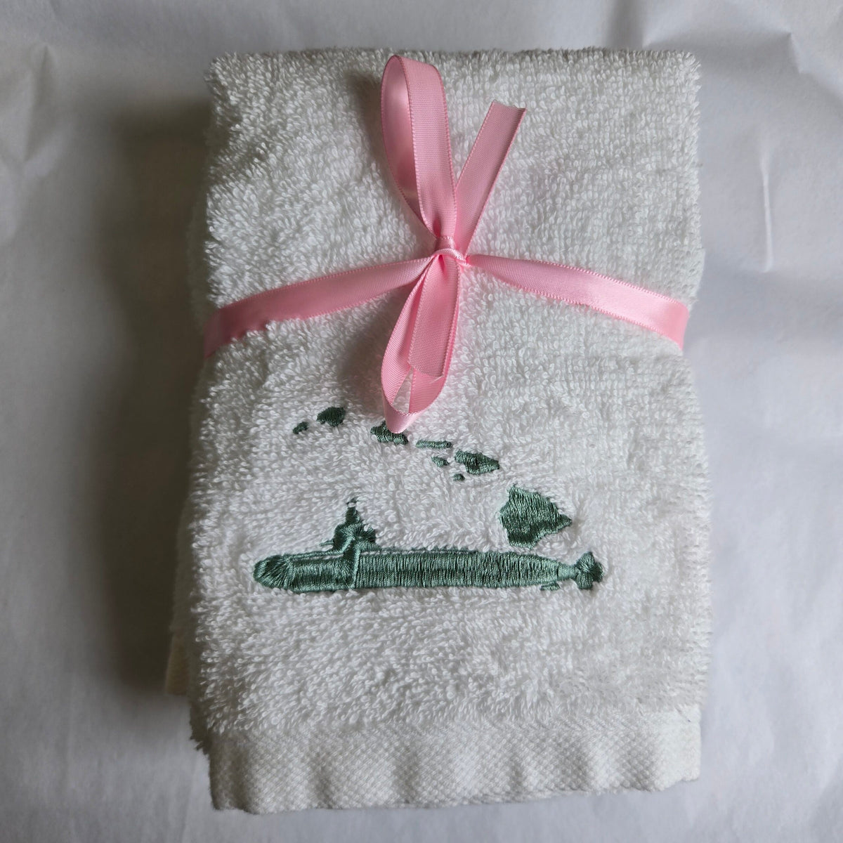 Salty Stitch Embroidered Hand Towel Set