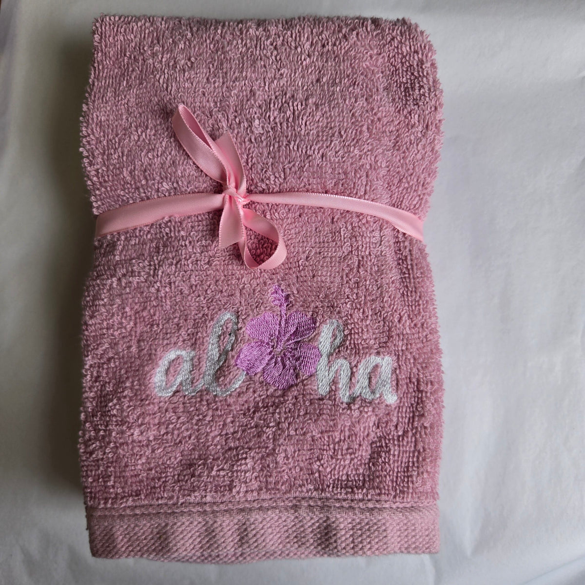 Salty Stitch Embroidered Hand Towel Set