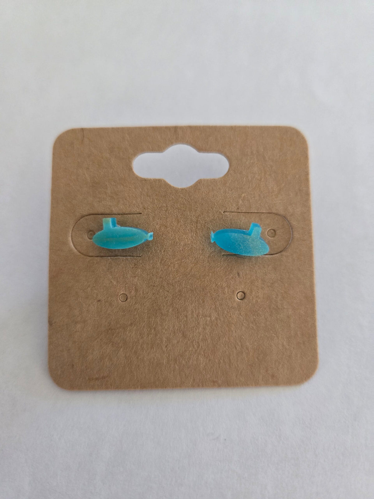 Dolphins Off The Bow Submarine Stud Earrings