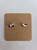 Dolphins Off The Bow Submarine Stud Earrings