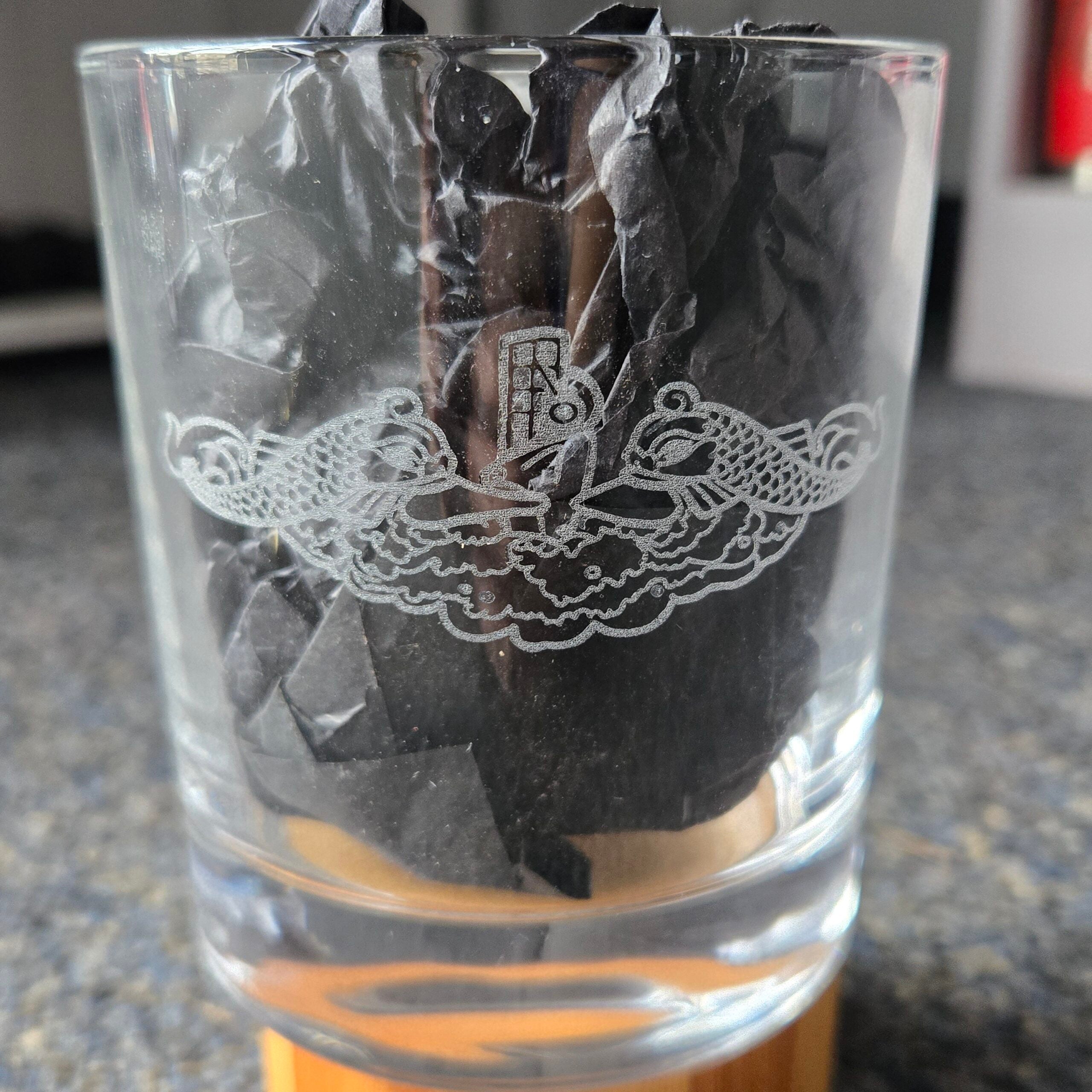 Whiskey Glass with Engraving
