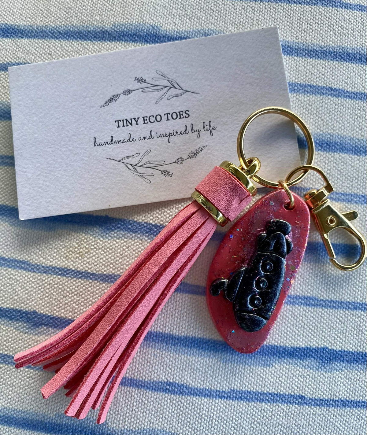 Tiny Eco Toes Handmade Shop - Keychain