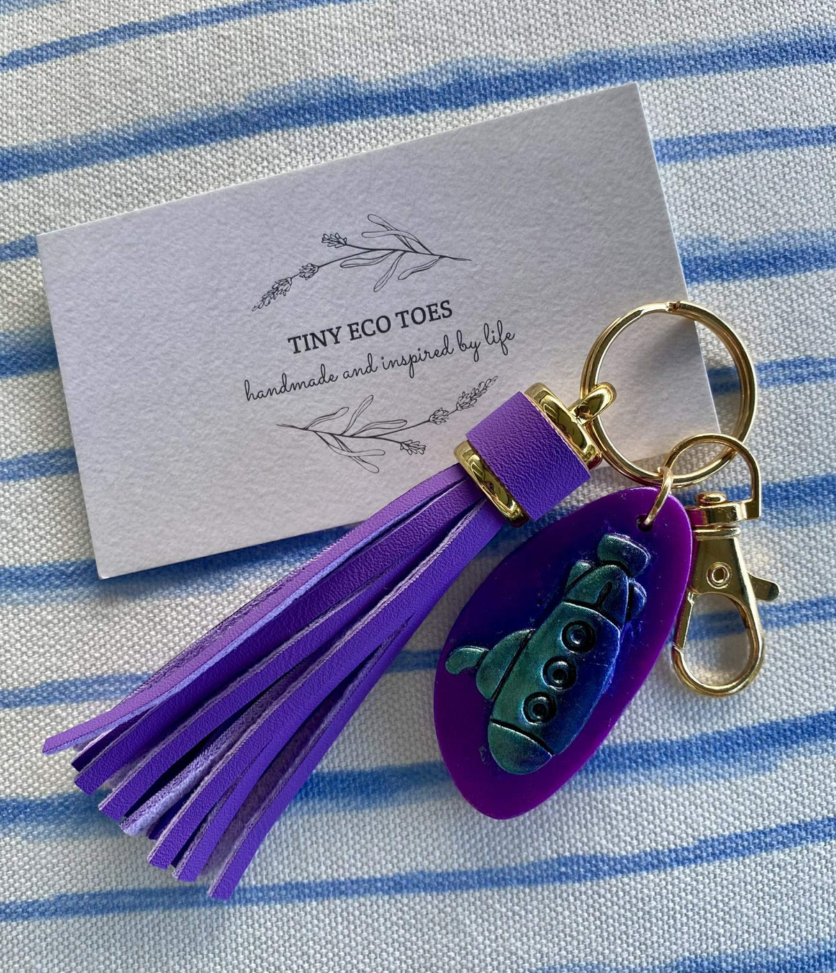 Tiny Eco Toes Handmade Shop - Keychain