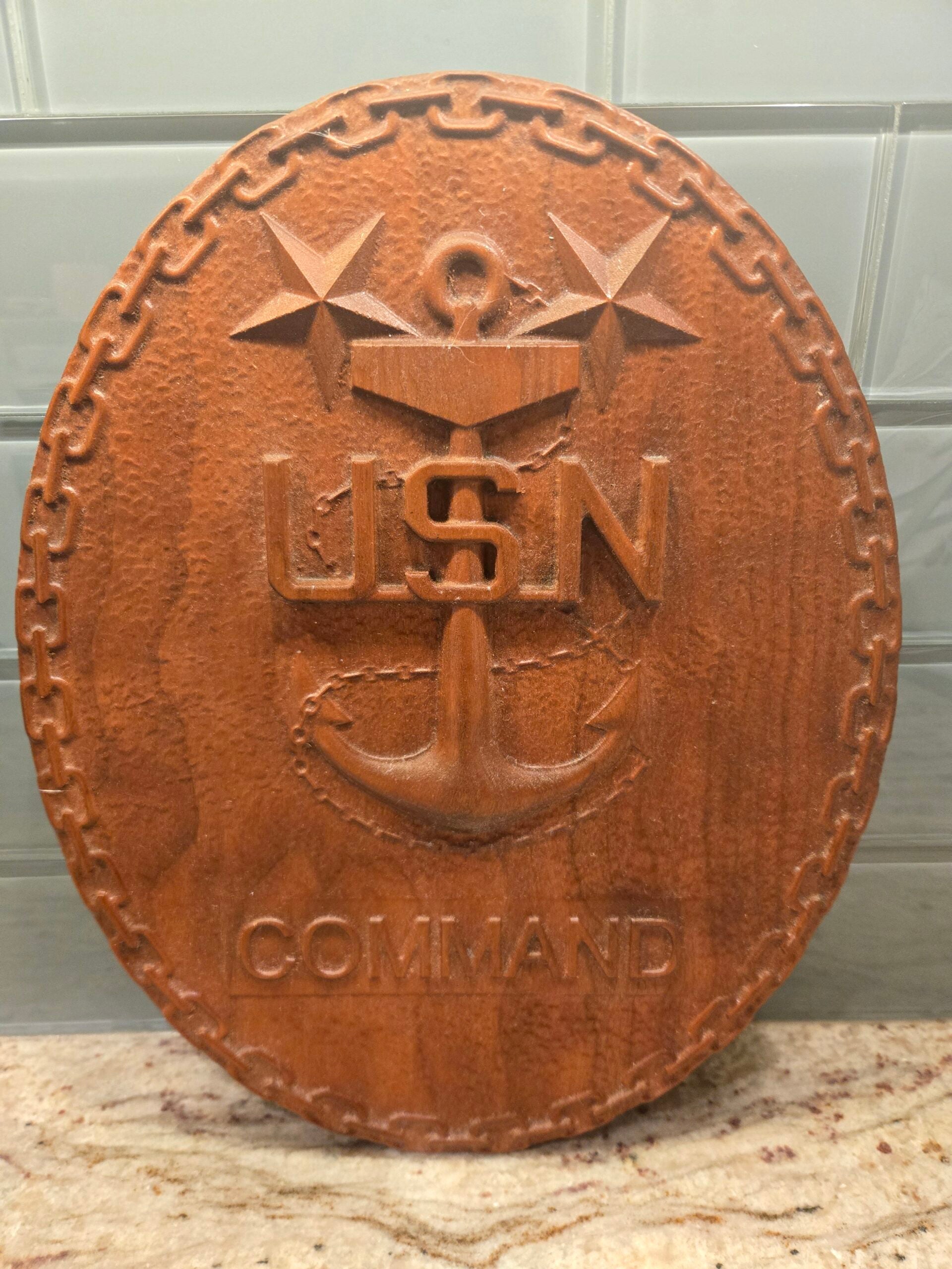 Command Cookie Wooden Wall Hanging