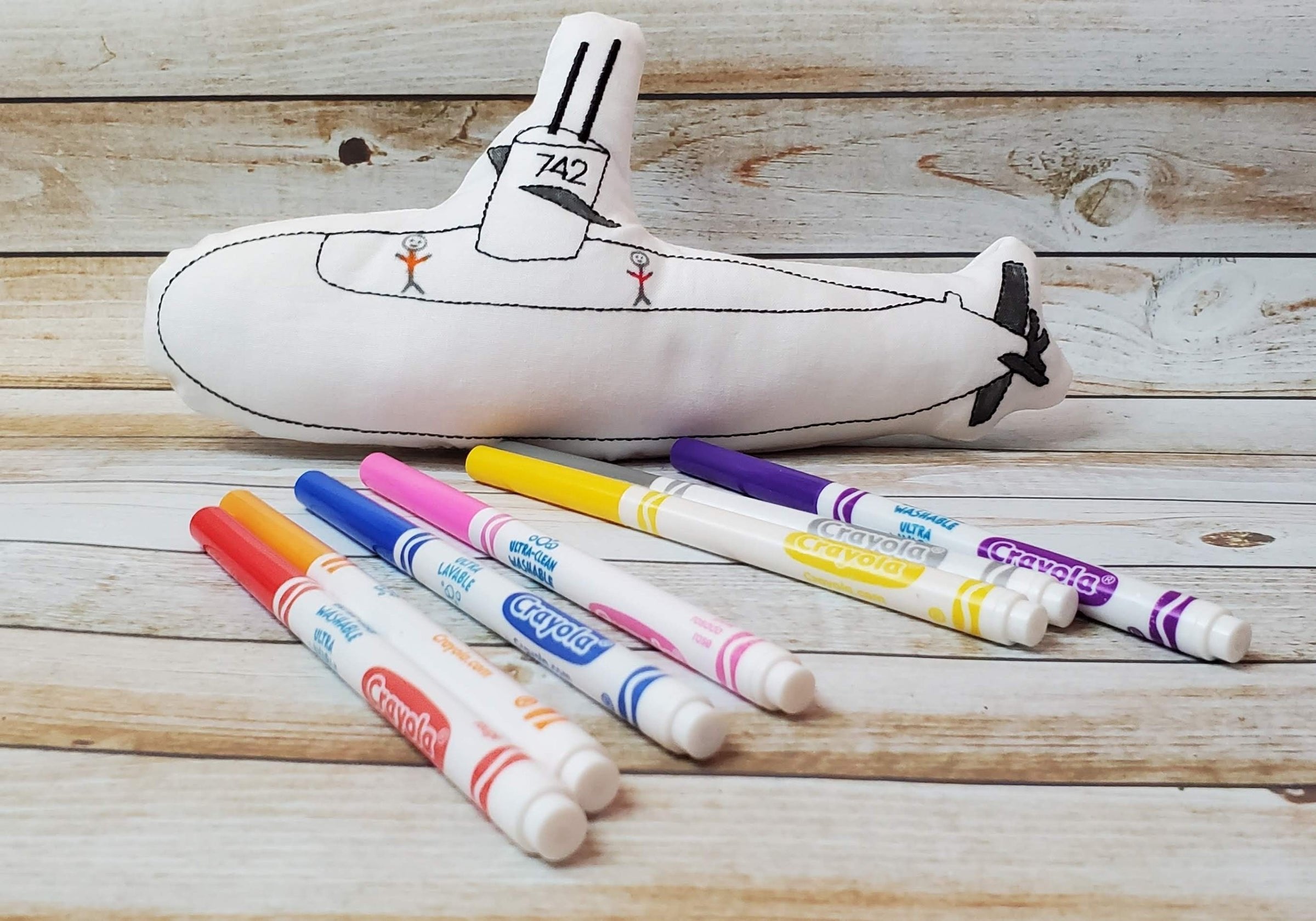 Color Me Submarine Stuffie