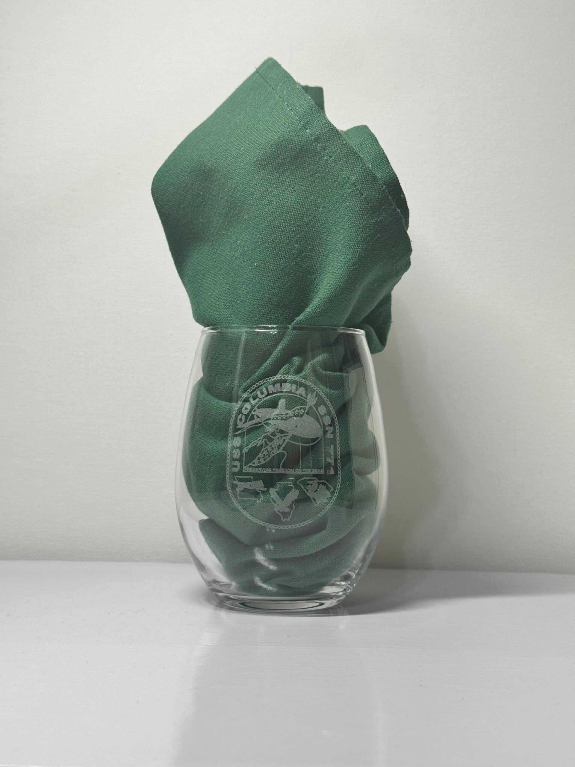 15oz Stemless Wine Glass - USS Columbia (SSN-771)