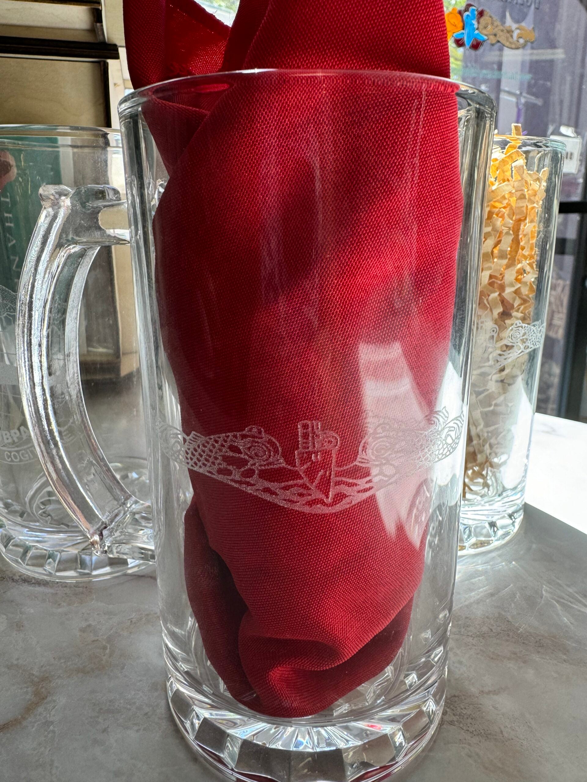 16oz Beer Mug - dolphins