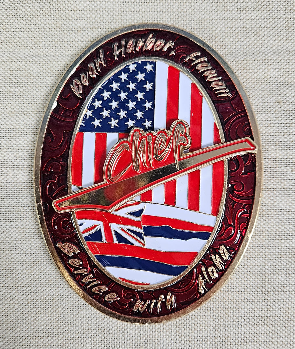 Pearl Harbor Pineapple Fleet Challenge Coin