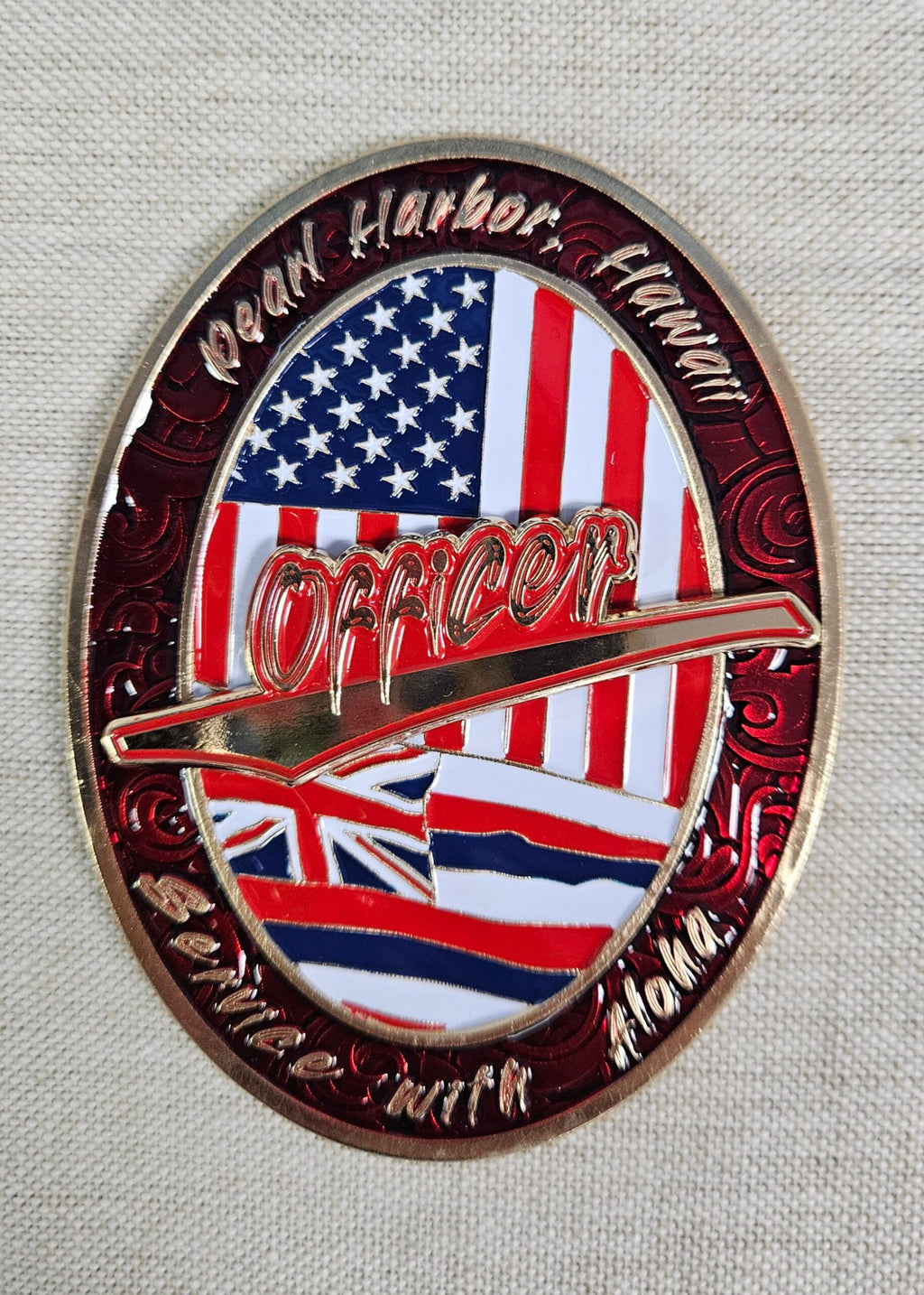 Pearl Harbor Pineapple Fleet Challenge Coin