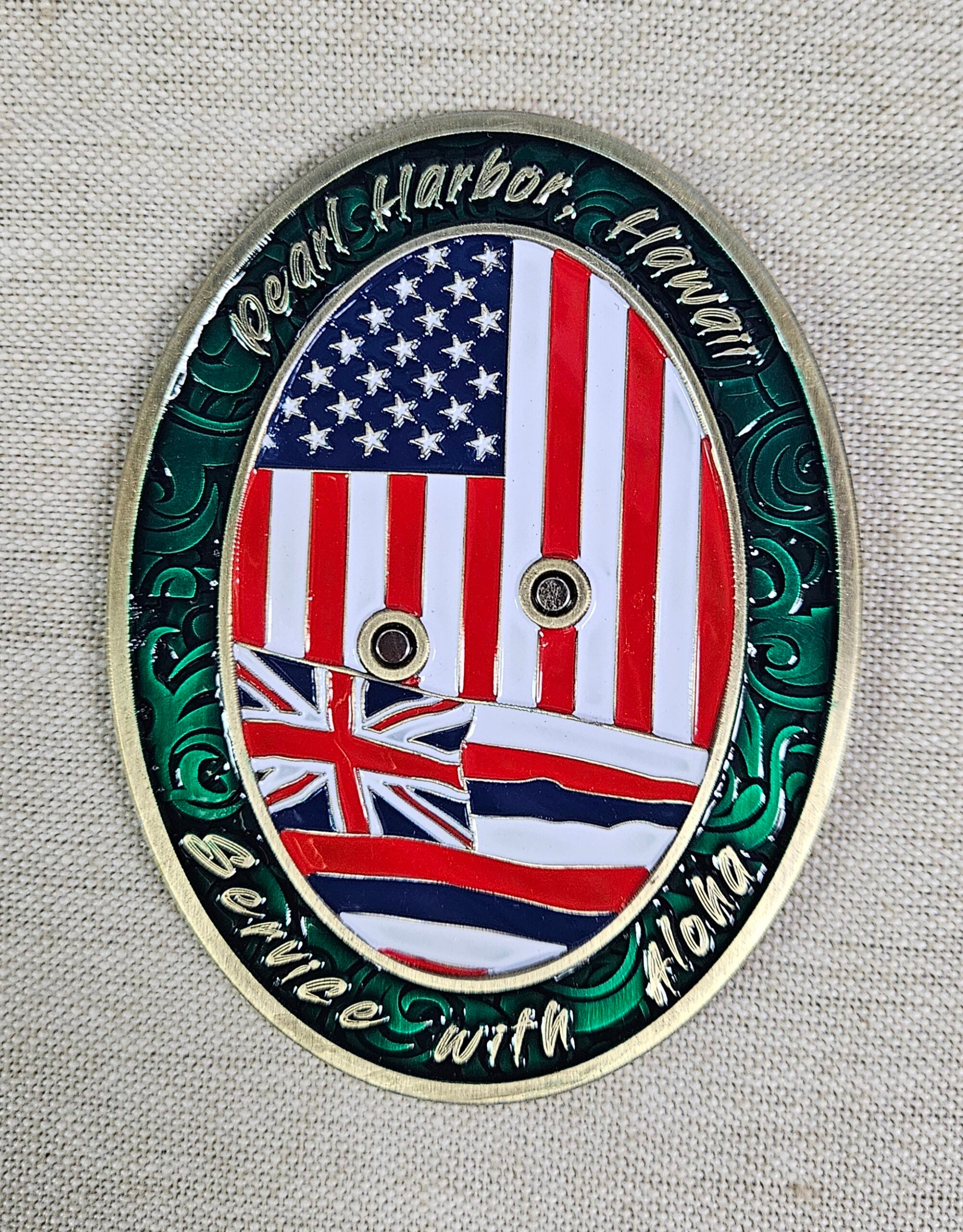 Pearl Harbor Pineapple Fleet Challenge Coin