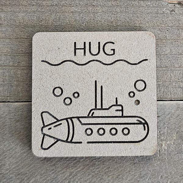 Wooden Pocket Hug Token